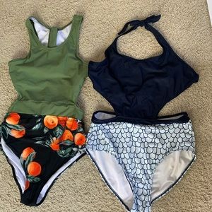 ☀️🌴 2 Cupshe Cutout One Piece Swimsuits